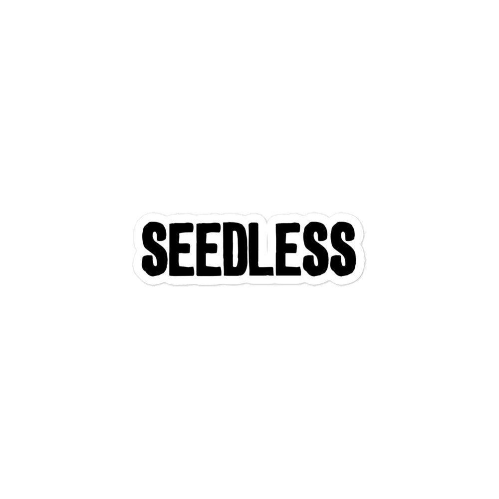 Seedless Kiss-Cut Sticker