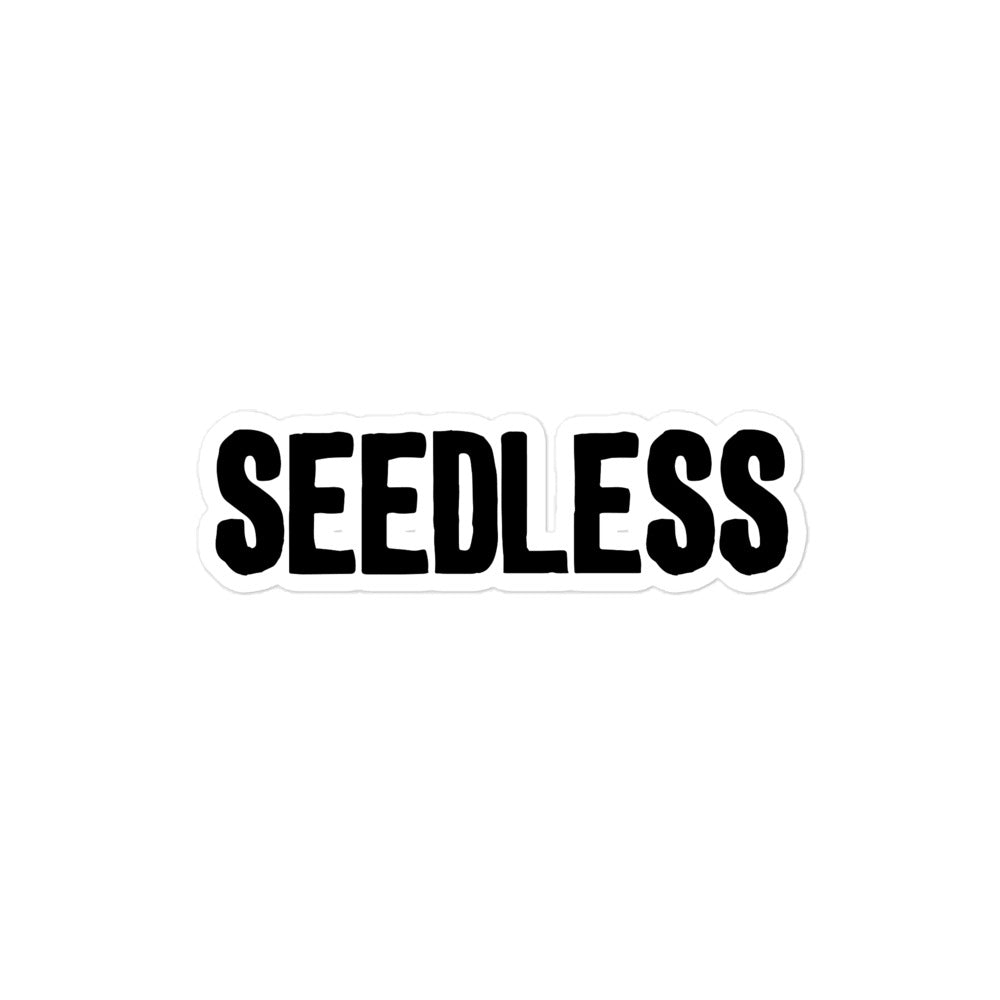 Seedless Kiss-Cut Sticker